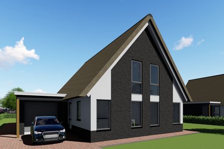 Rietkap nieuwbouw woning
