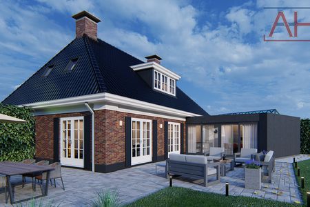 Moderne aanbouw